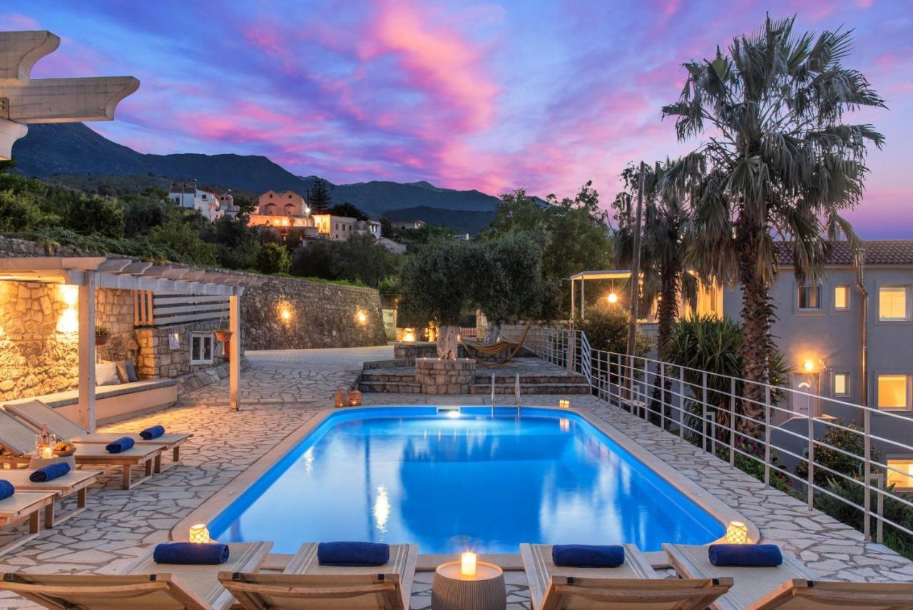 Villa Chrysallis With Heated Pool Georgioupoli Exterior photo
