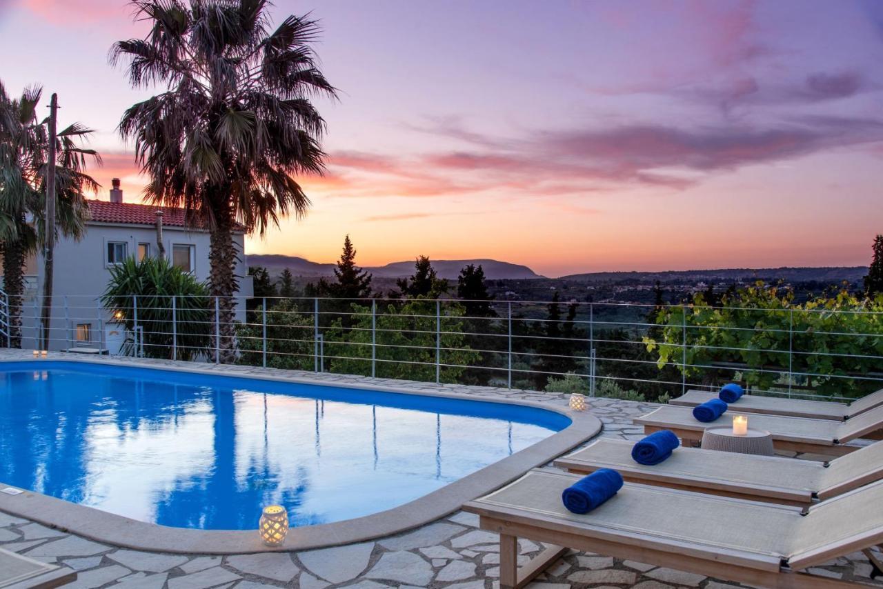 Villa Chrysallis With Heated Pool Georgioupoli Exterior photo